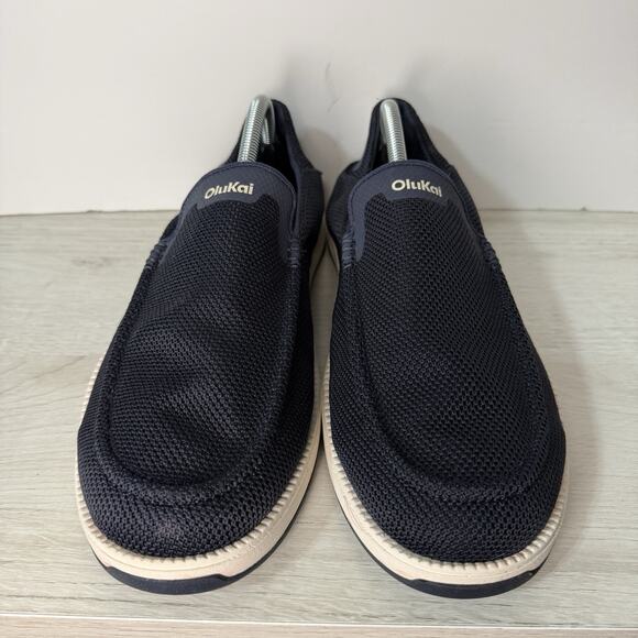 Olukai Kakaha Mesh Slip On Shoes Navy Men\'s Size 10.5 main image 4